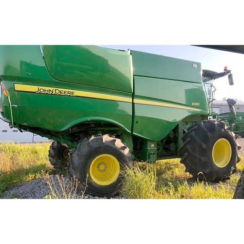 Used John Deere S690 Combine parts.