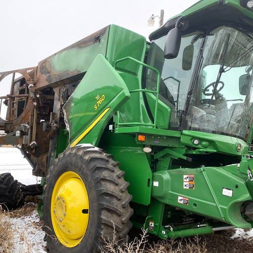 2021 Used John Deere S760 Combine parts.