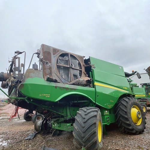 2018 Used John Deere S780 Combine parts.