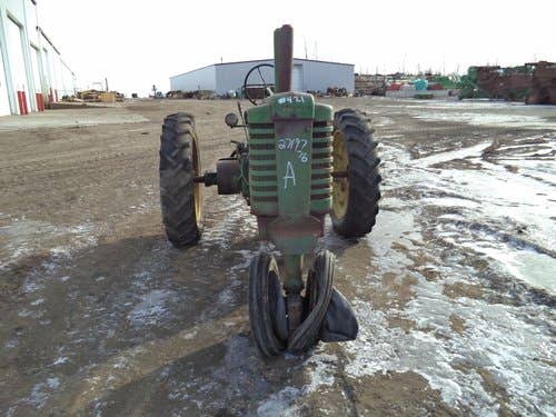 Used John Deere A Tractor parts.