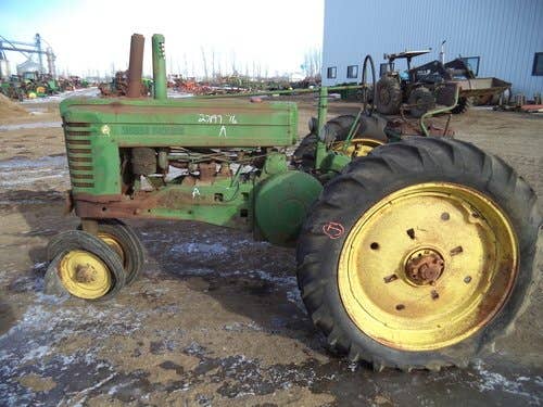 Used John Deere A Tractor parts.