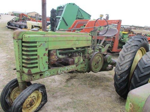 Used John Deere B Tractor parts.