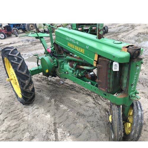 Used John Deere H Tractor parts.