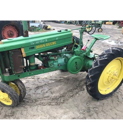 Used John Deere H Tractor parts.