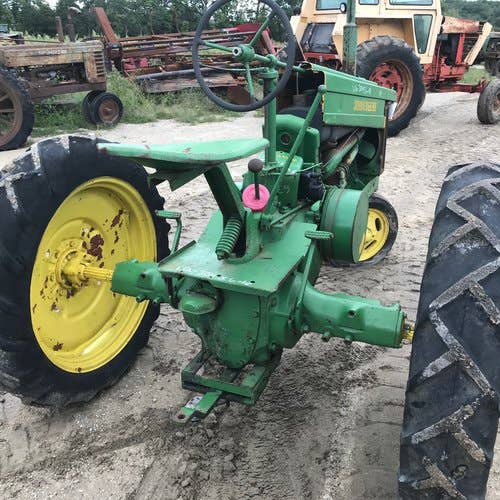 Used John Deere H Tractor parts.