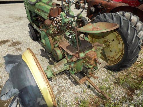 Used John Deere A Tractor parts.