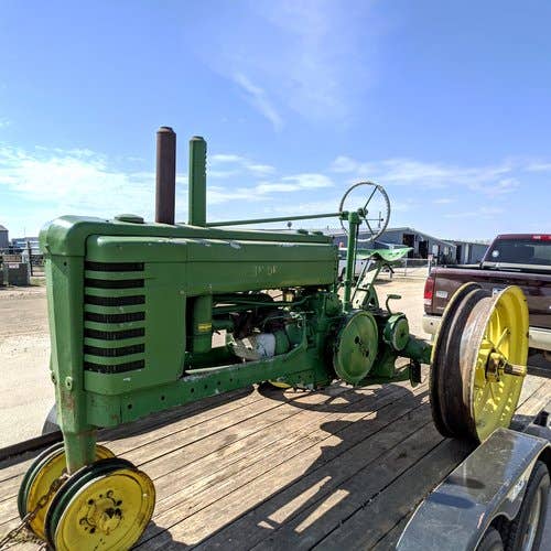 Used John Deere B Tractor parts.