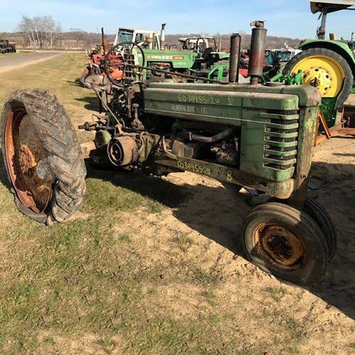 Used John Deere B Tractor parts.