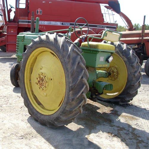Used John Deere B Tractor parts.