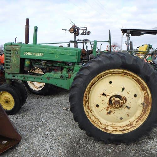 Used John Deere b Tractor parts.