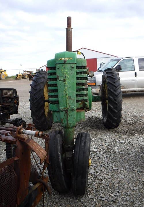 Used John Deere b Tractor parts.