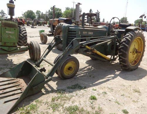 Used John Deere b Tractor parts.