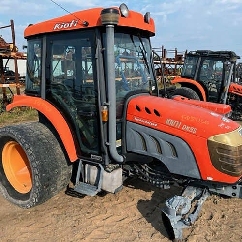 Used Kioti DK55 Tractor parts.