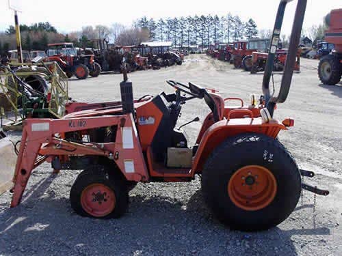 Used Kioti LB1914 Tractor parts.
