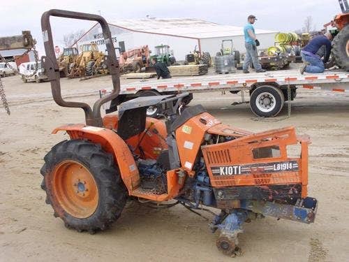 Used Kioti LB1914 Tractor parts.