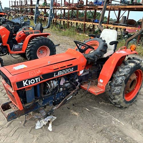 Used Kioti LB2204 Tractor parts.