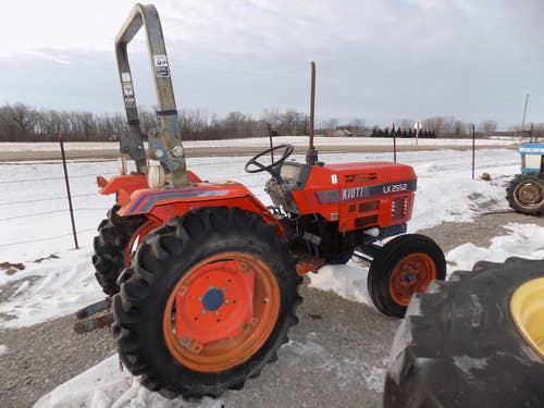 Used Kioti LK2552 Tractor parts.