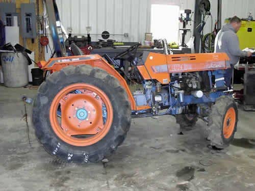 Used Kioti LK3054 Tractor parts.