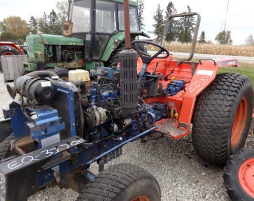 Used Kioti LK3054 Tractor parts.