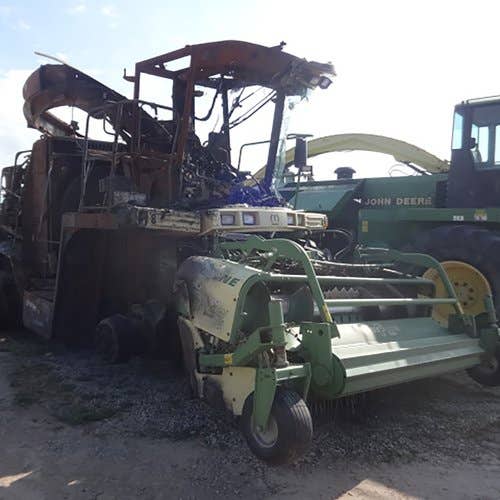 2009 Used Krone Big X100 Harvester parts.