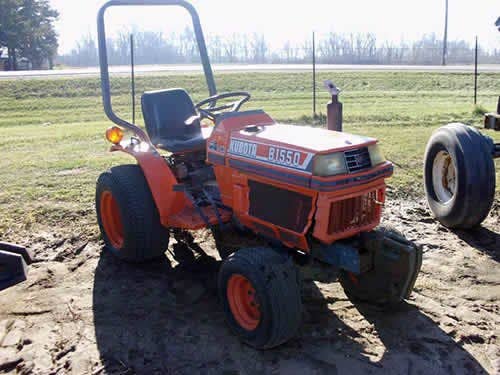 Used Kubota B1550 Tractor parts.
