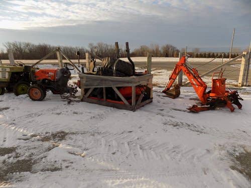 Used Kubota B21 Tractor parts.