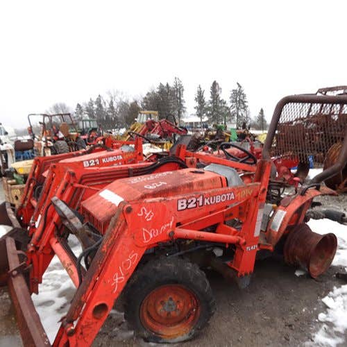Used Kubota B21 Tractor parts.
