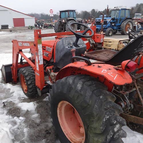 Used Kubota B21 Tractor parts.