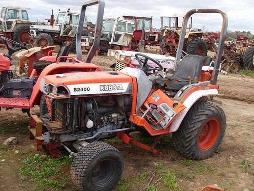 Used Kubota B2400 Tractor parts.