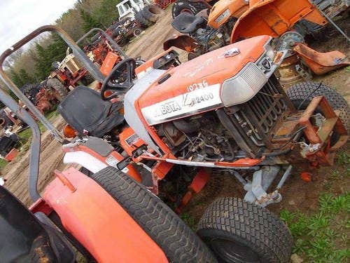 Used Kubota B2400 Tractor parts.