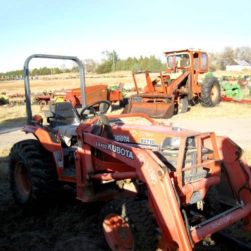 Used Kubota B2710 Tractor parts.
