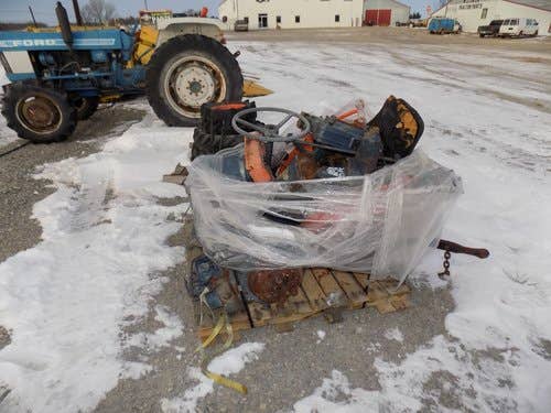Used Kubota B7000 Tractor parts.
