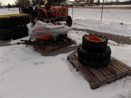 Used Kubota B7000 Tractor parts.
