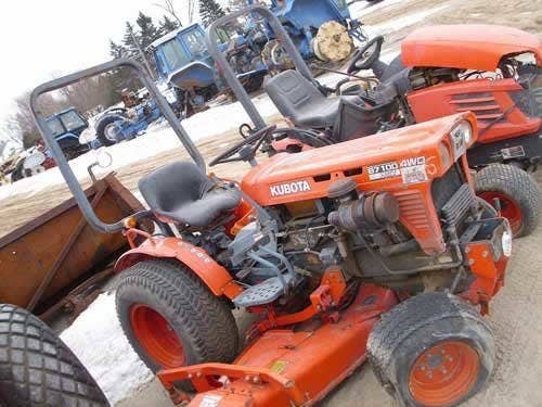 Used Kubota B7100 Tractor parts.