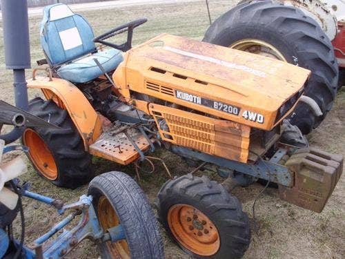 Used Kubota B7200 Tractor Parts Used Kubota B7200 Tractor Parts