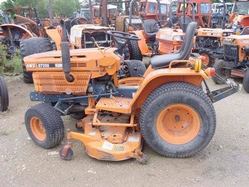 Used Kubota B7200 Tractor parts.