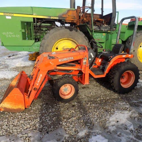 Used Kubota B7510 Tractor parts.
