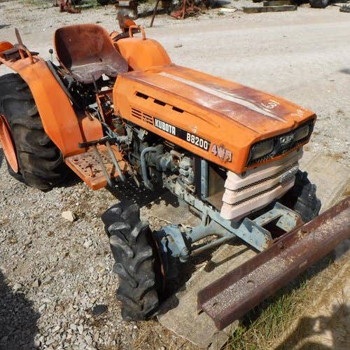 Used Kubota B8200 Tractor parts.