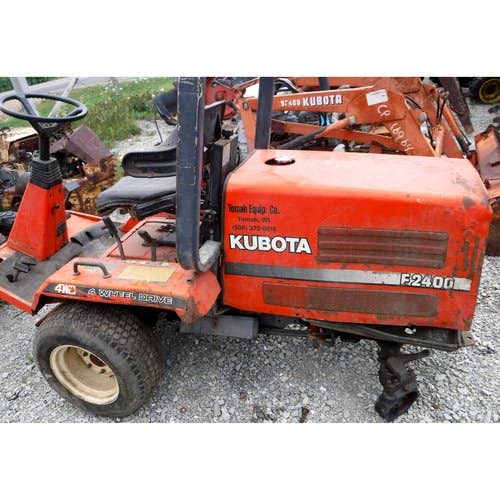 Used Kubota f2400 Tractor parts.