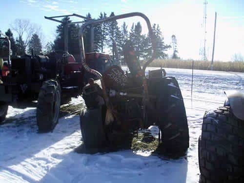Used Kubota L2850 Tractor parts.
