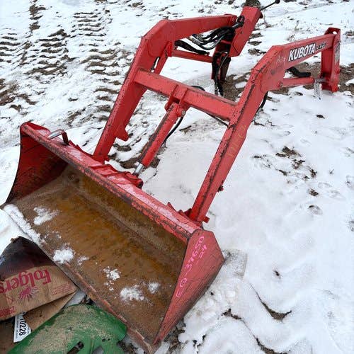 Used Kubota LA211 Loader / Backhoe Attachments parts.
