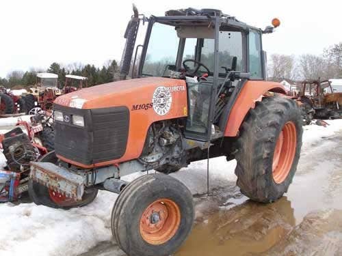 Used Kubota m105 Tractor parts.