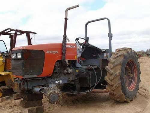 Used Kubota M105 Tractor parts.