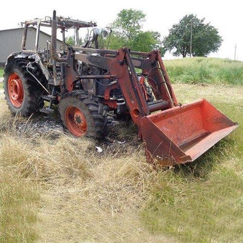 2008 Used Kubota M108X Tractor parts.