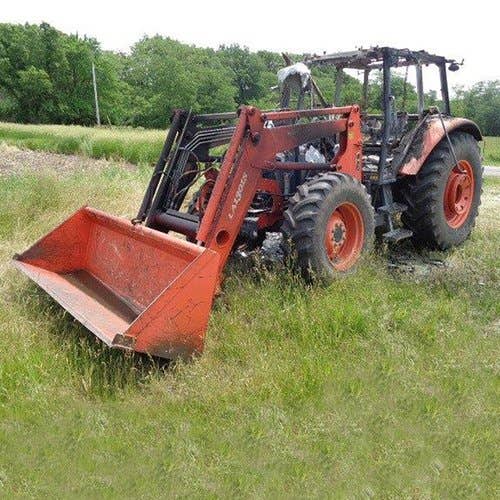2008 Used Kubota M108X Tractor parts.