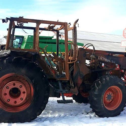 2008 Used Kubota M108X Tractor parts.