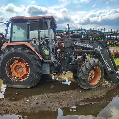 Used Kubota M110 Tractor parts.