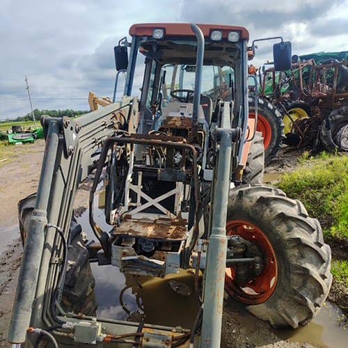Used Kubota M110 Tractor parts.