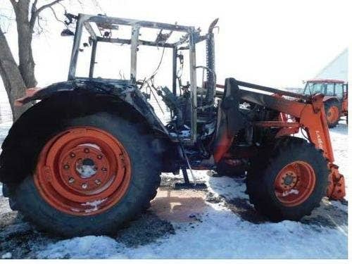 2006 Used Kubota M125x Tractor parts.