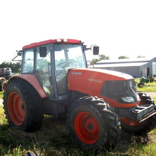 Used Kubota M135X Tractor parts.